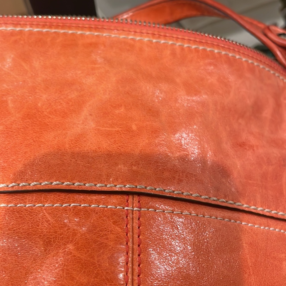 Well loved orange Coach bag - Picture 14 of 16